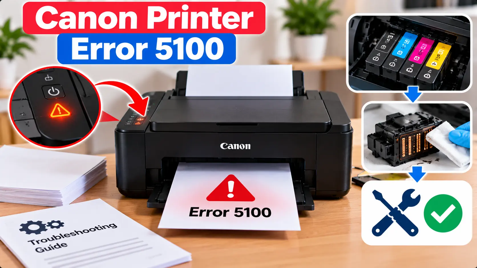 Canon printer error 5100 troubleshooting